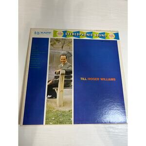 Vintage Roger Williams Till Vinyl LP 1958 Kapp Records